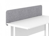 350H  x 1400mm Fully Upholstered Fabric Desk Screens